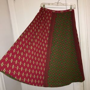 VINTAGE CREEDS INTARSIA SKIRT